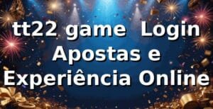 tt22 game – Login, Apostas e Experiência Online