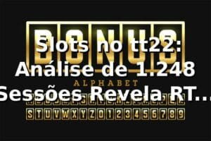 📊 Slots no tt22: Análise de 1.248 Sessões Revela RTP de 96,4% e Pix em 12 Minutos